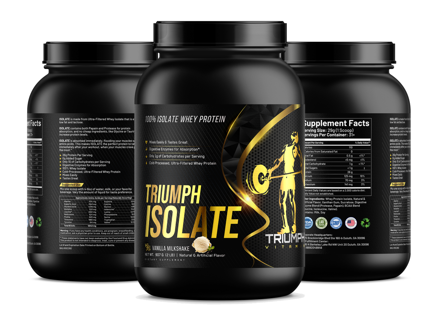 TRIUMPH ISOLATE VANILLA